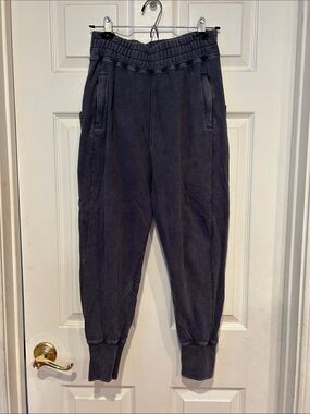 FP Movement by Free People Charcoal Gray High-Waist Jogger Pants